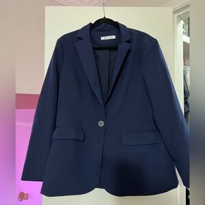 Cicy Bell Navy Womens Blazer - Size XL